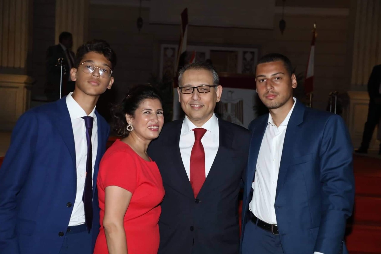 الراقية فاطمة اسماعيل حرم السفير المصري .. اختصرت  في حضورها نجاحات المرأة العربية .